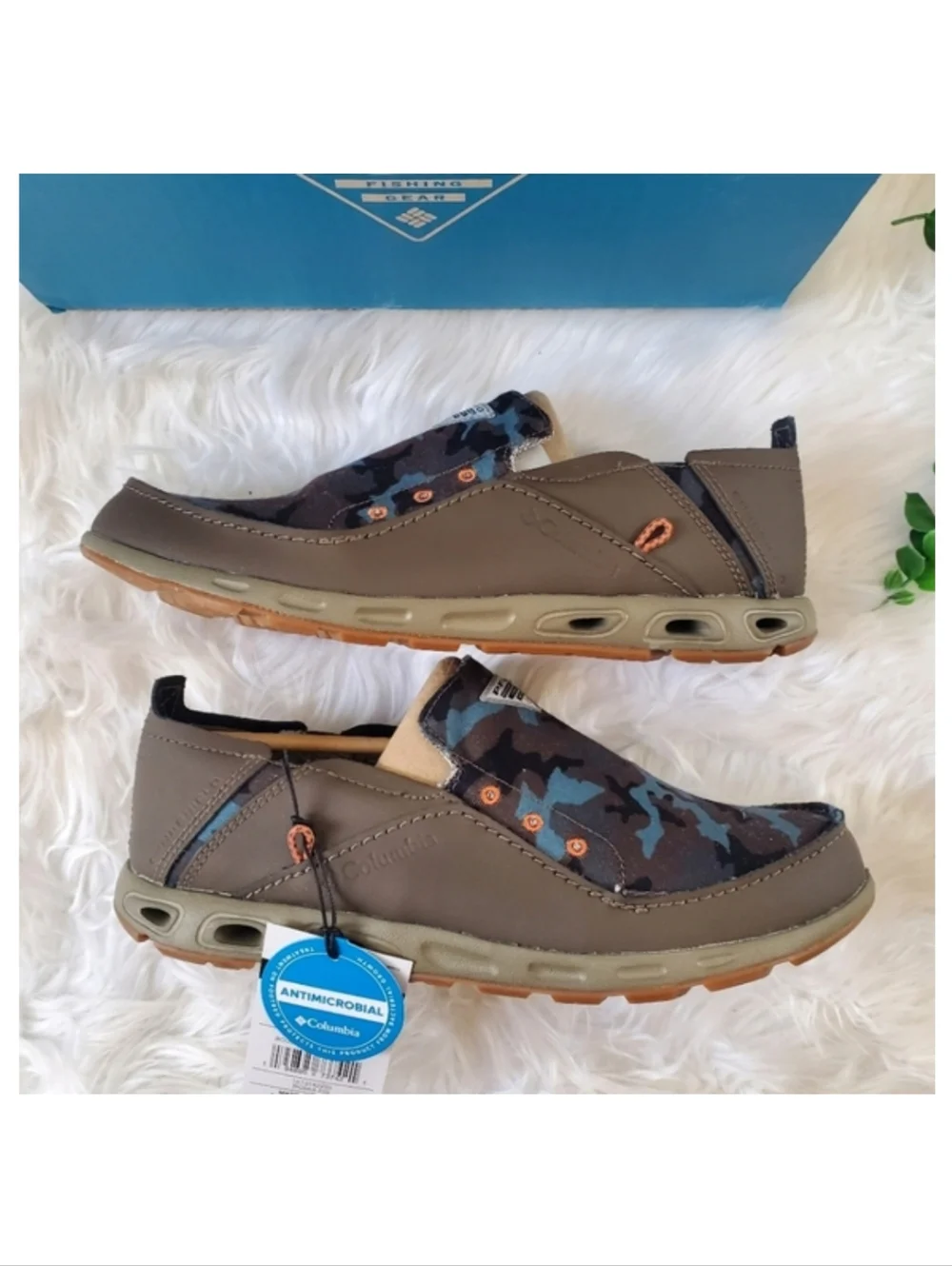 NWT Columbia Men's PFG Bahama Vent Shoe - Size 8 WIDE